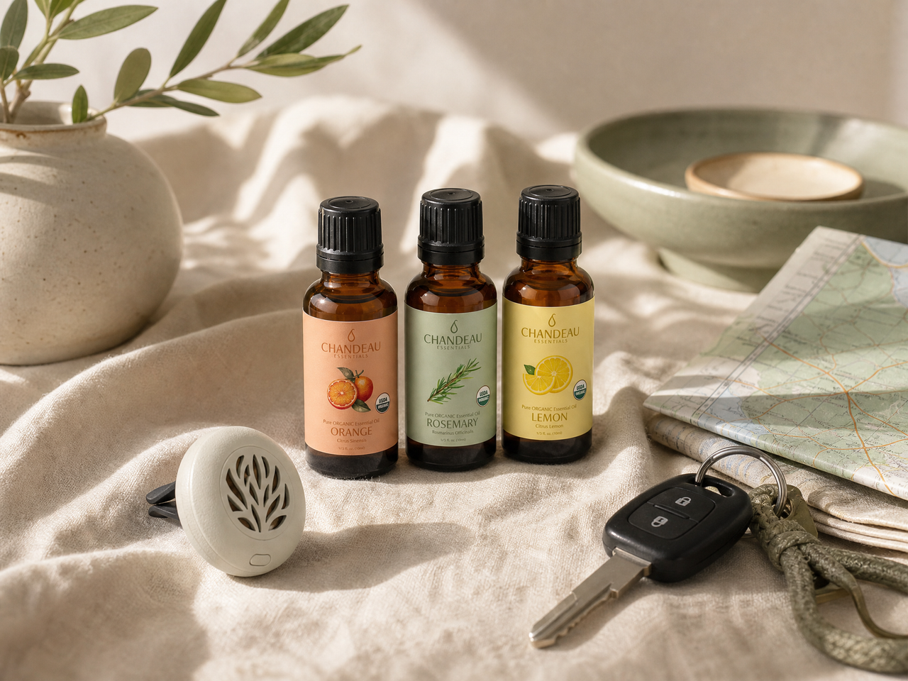 Best Essential Oils for a Road Trip Car Diffuser — the Ones That Make a Moving Cabin Feel Like a Room