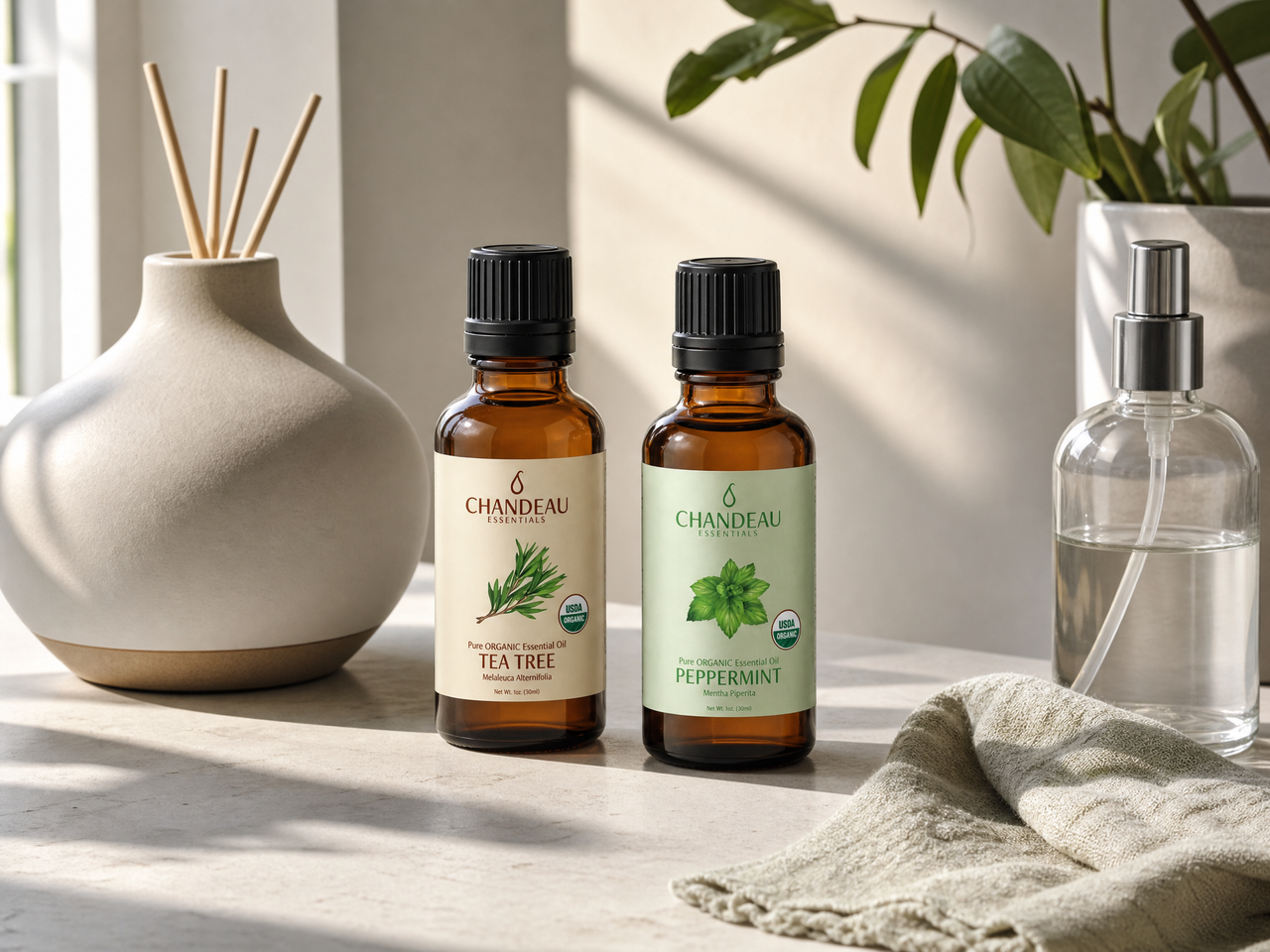 Best Essential Oils to Diffuse While Cleaning — Sharp Air, Open Windows, Saturday Morning