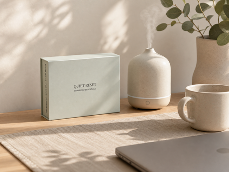 Best Essential Oils for a Home Desk — The Minute Before You Start