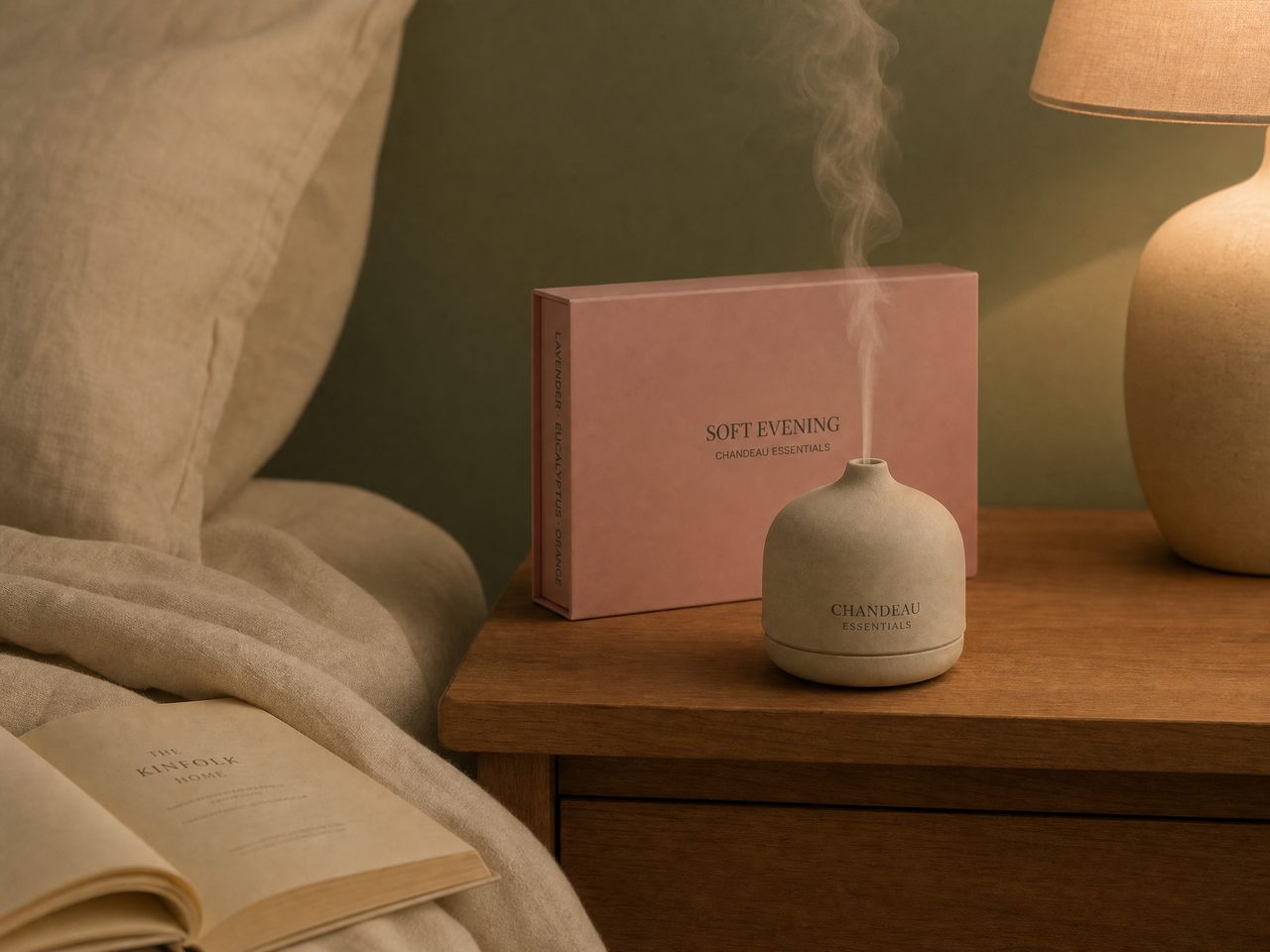 Best Essential Oils to Diffuse in the Bedroom at Night — the Hour the Room Finally Softens