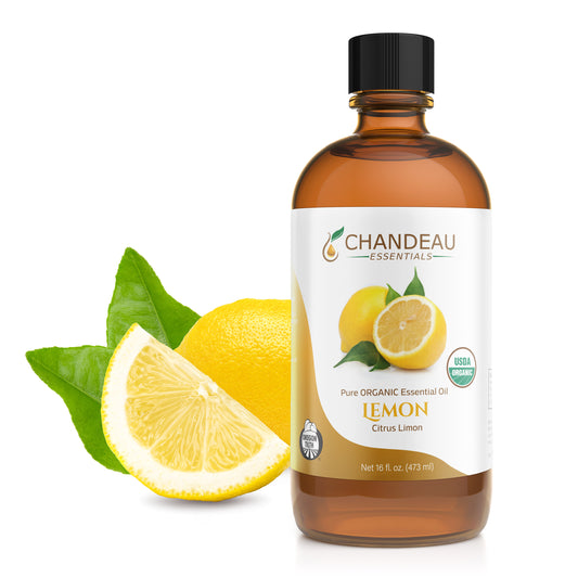 Organic Lemon Essential Oil 16oz