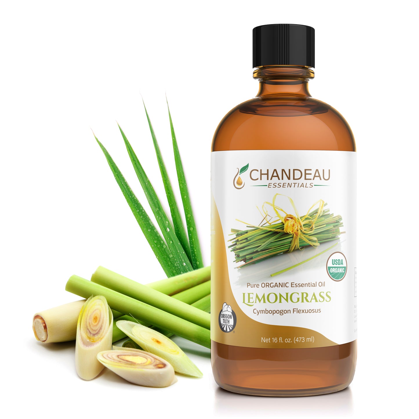Organic Lemongrass Essential Oil 16oz