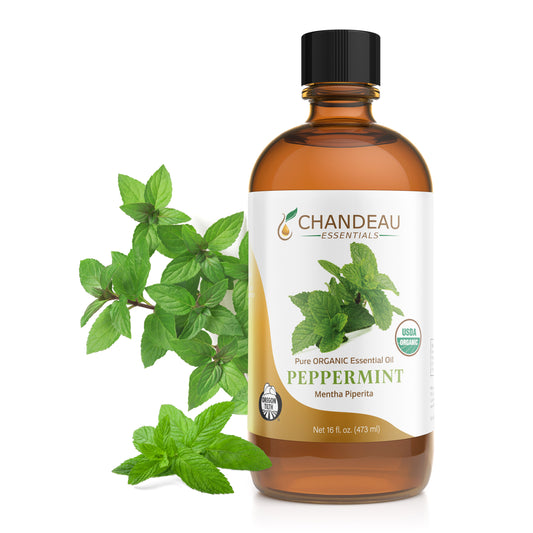 Organic Peppermint Essential Oil 16oz
