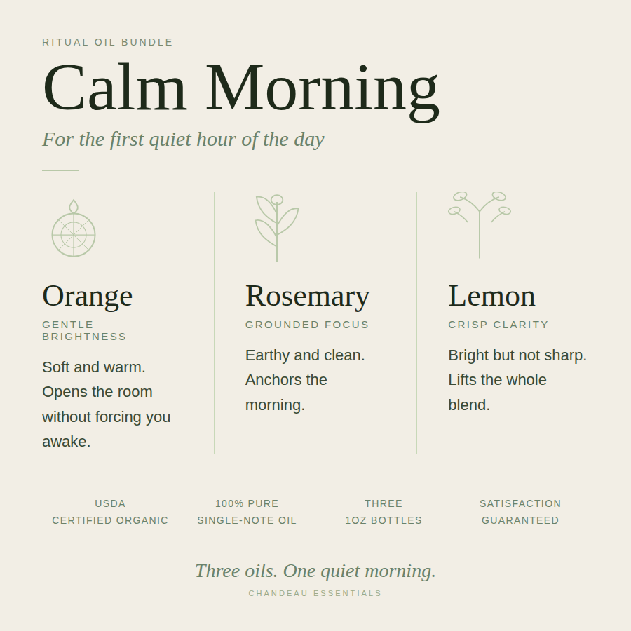 Calm Morning — Ritual Oil Bundle
