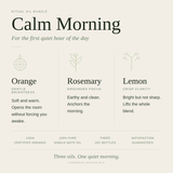 Calm Morning — Ritual Oil Bundle